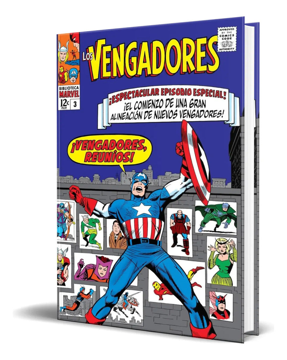 Portada de Libro Los Vengadores Vol.3 [ Stan Lee ] Original