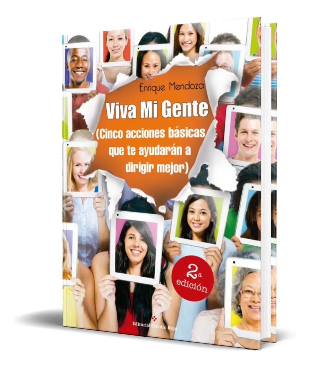 Portada de Libro Viva Mi Gente [ Enrique Mendoza Diaz ] Original