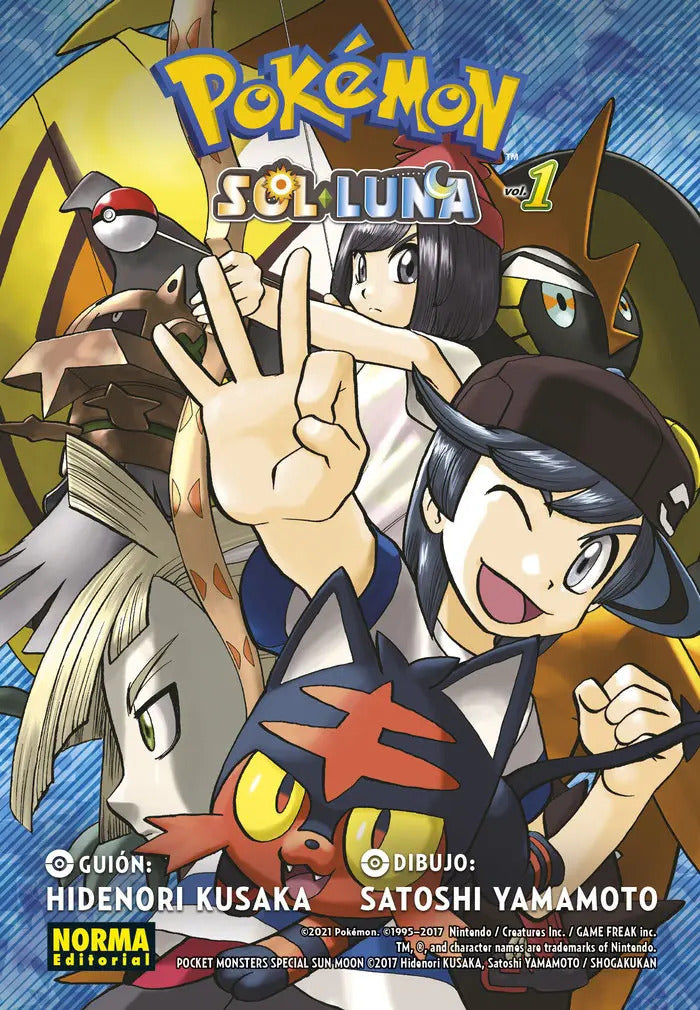 Portada de Pokemon Sol Y Luna 01 (nuevo Pvp): Sol Y Luna, De Kusaka, Hidenori., Vol. 1. Editorial Norma Editorial, S.a., Tap…