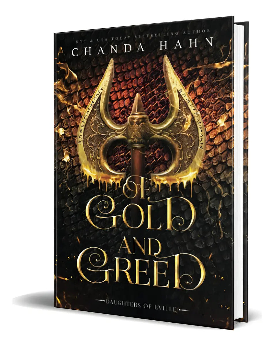 Portada de Of Gold And Greed, De Chanda Hahn. Editorial Neverwood Press, Tapa Blanda En Inglés, 2021