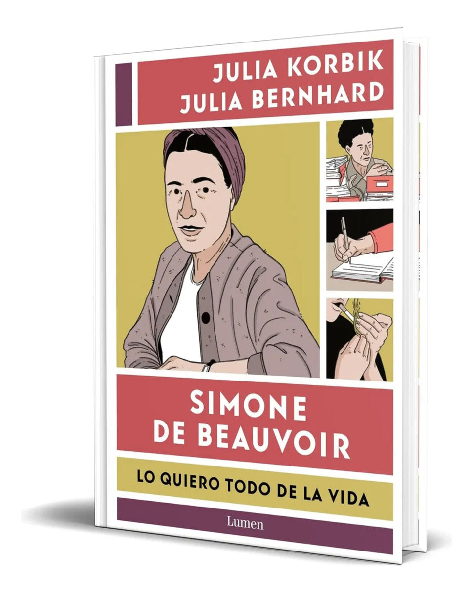 Portada de Libro Simone De Beauvoir Lo Quiero Todo De La Vida Original