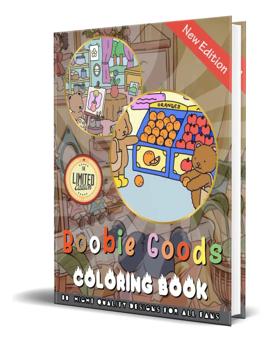 Portada de Libro Coloring Book [ Boobiegoods Coloring Pages ] Original