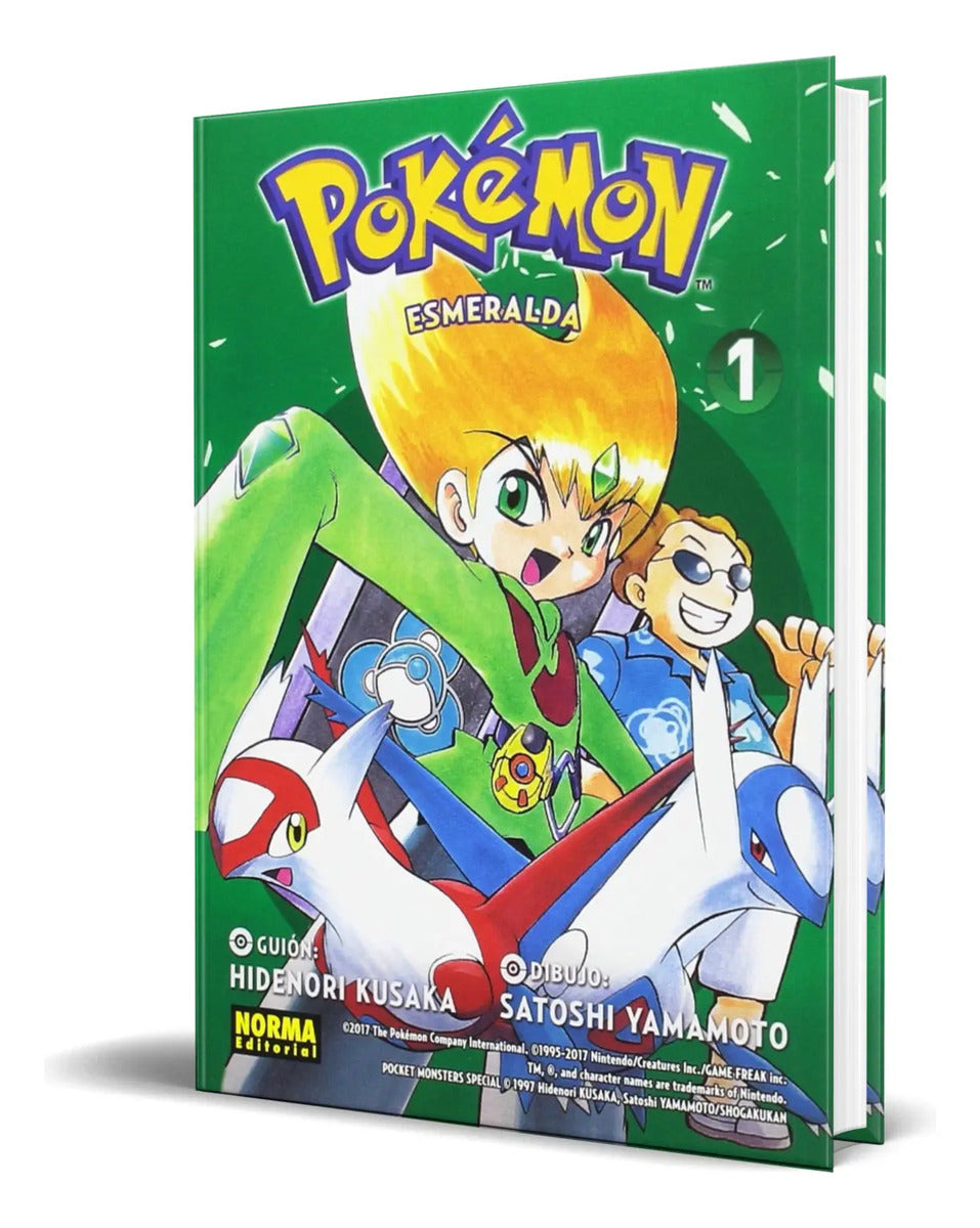 Portada de Libro Pokemon [ Esmeralda Vol.1 ] Original