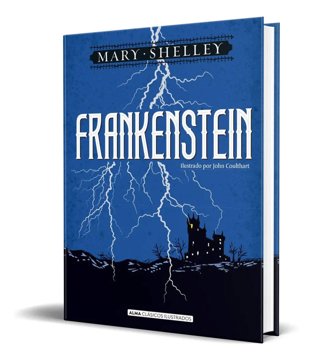 Portada de Libro Frankenstein - Mary Shelley [ Pasta Dura ] Ilustrado