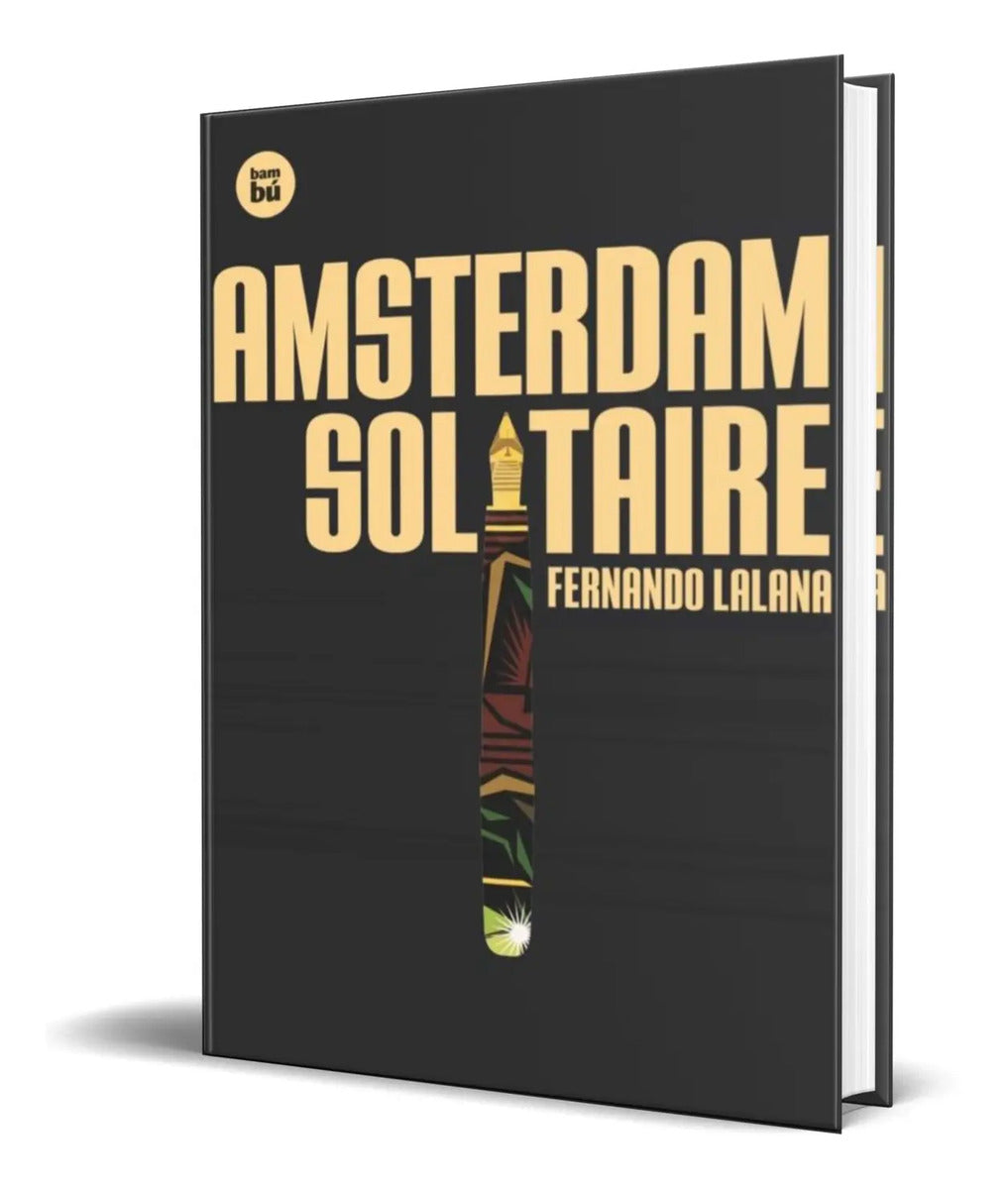 Portada de Libro Amsterdam Solitaire [ Fernando Lalana ] Original