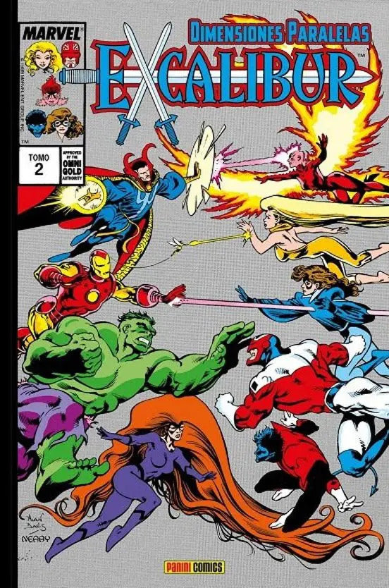 Portada de Cómic Excalibur Vol.2 [ Marvel Gold ] Original