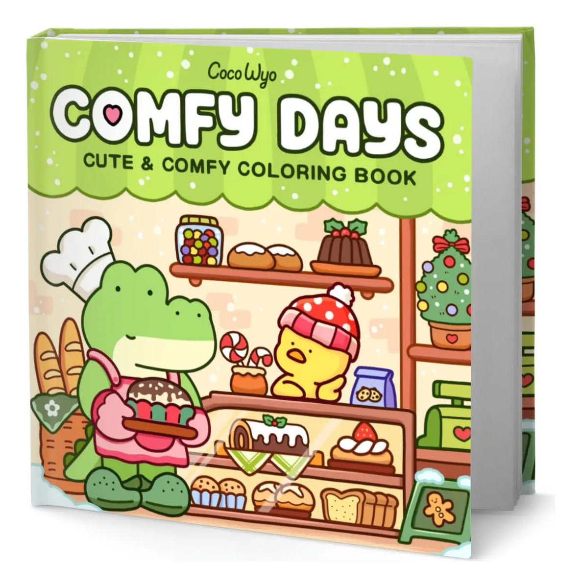 Portada de Comfy Days - Libro Para Colorear Adultos Original