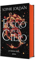 Portada de Libro Fuego En El Cielo [ Sophie Jordan ] Pasta Dura