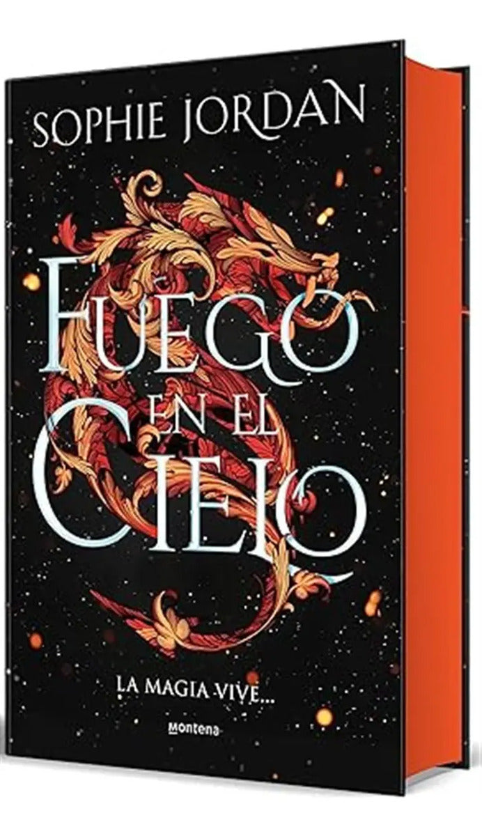 Portada de Libro Fuego En El Cielo [ Sophie Jordan ] Pasta Dura