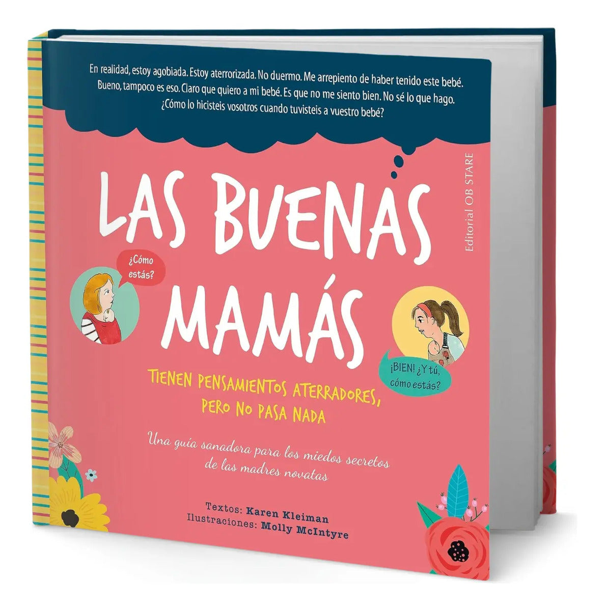Portada de Libro Las Buenas Mamá Tienen Pensamientos Aterradores