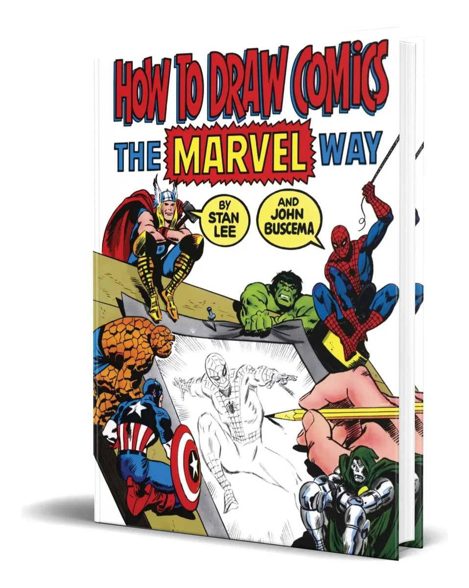 Portada de Libro How To Draw Comics The Marvel Way [ Stan Lee] Original