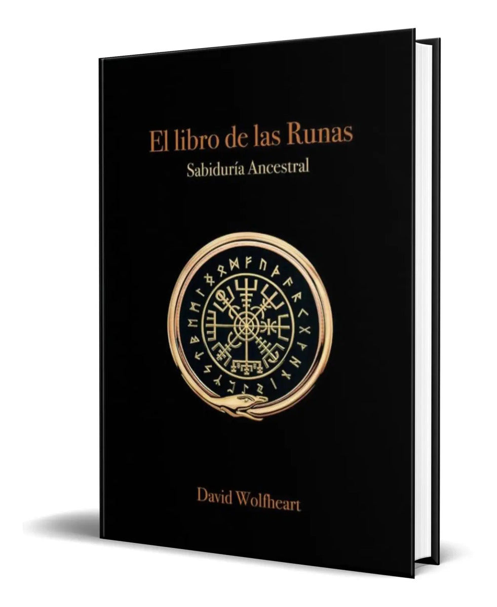 Portada de El Libro De Las Runas Sabiduría Ancestral David Wolfheart Tapa Blanda