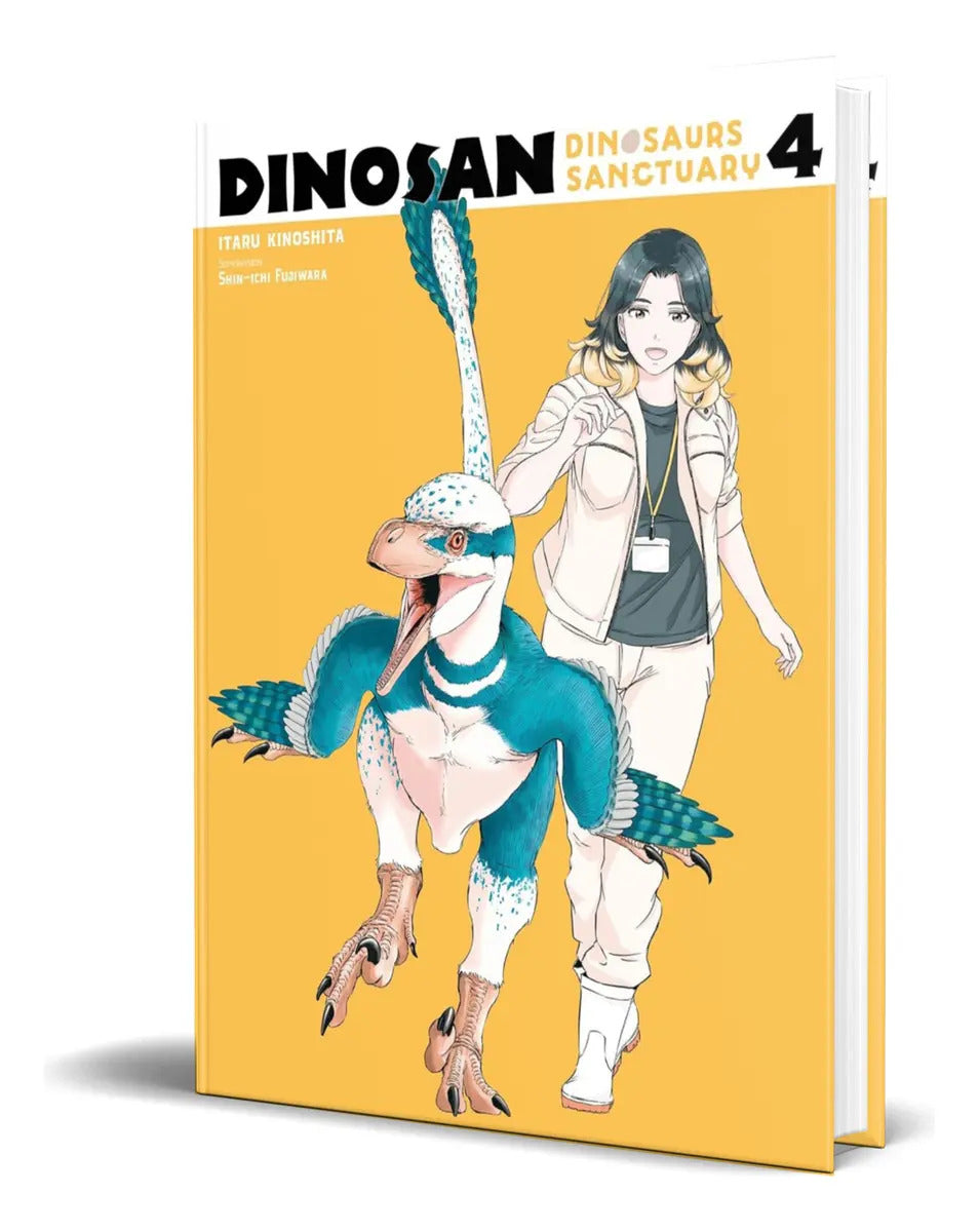 Portada de Libro Dinosan Vol.4 [ Itaru Kinoshita ] Original: Dinosaurs Sanctuary, De itaru Kinoshita., Vol. 4. Editorial Are…
