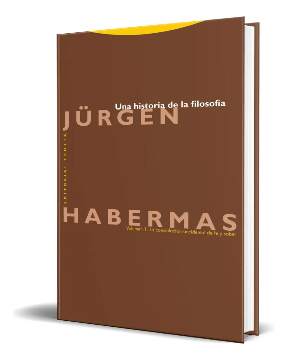 Portada de Libro Una Historia De La Filosofía Jürgen Habermas Original