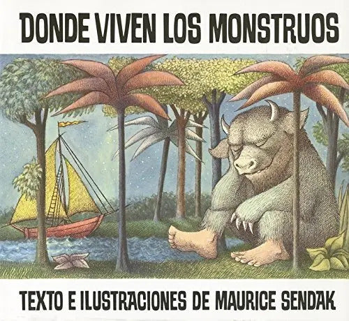 Portada de Libro Donde Viven Los Monstruos Por Maurice Sendak