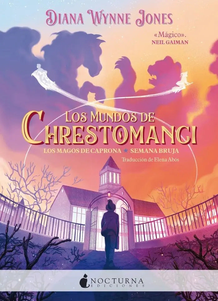 Portada de Mundos De Chrestomanci Los Magos De Caprona,los, De Wynne, Jones, Diana. 1431, Vol. 1. Editorial Nocturna Edicion…