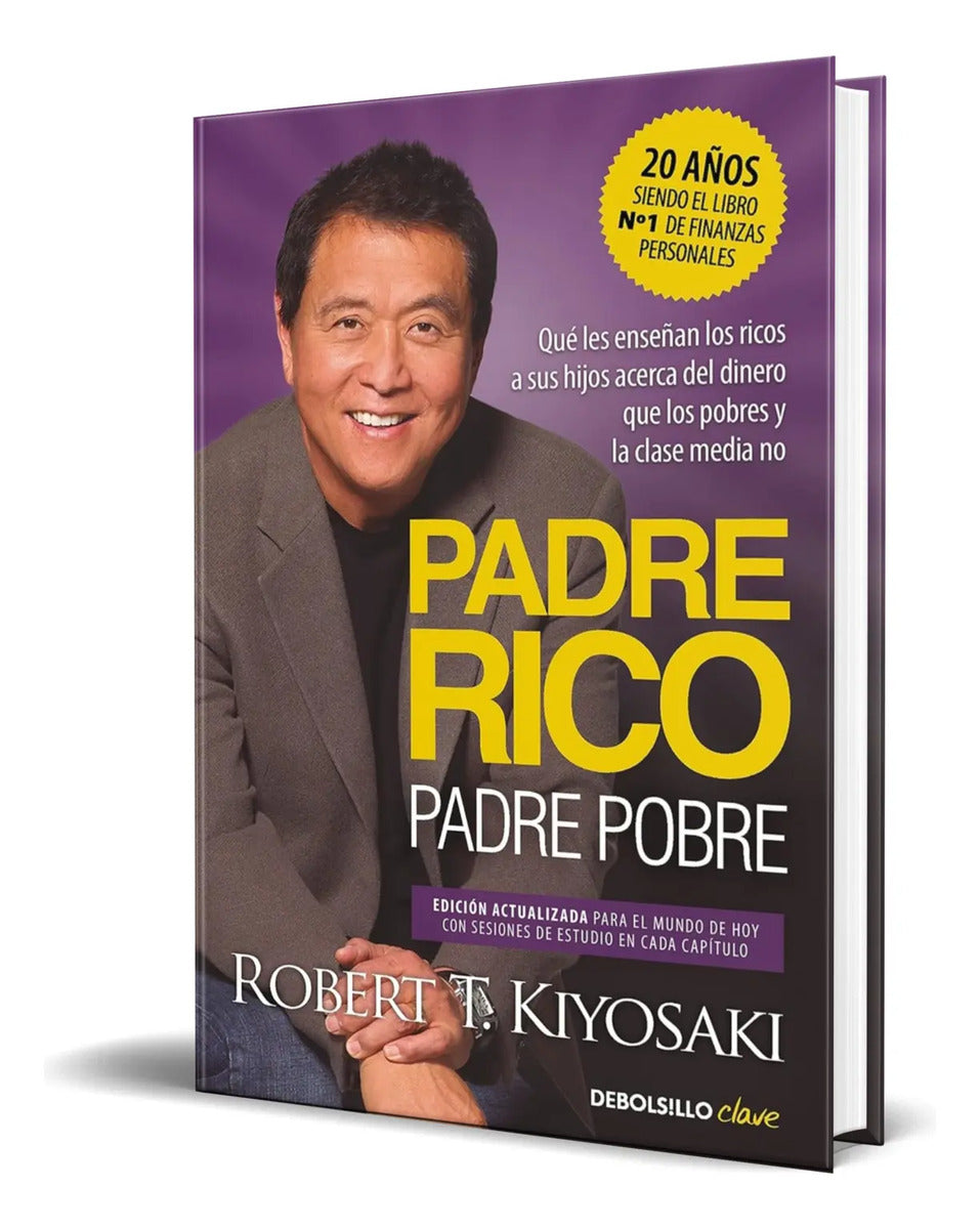 Portada de Libro Padre Rico, Padre Pobre [ Robert T. Kiyosaki] Original
