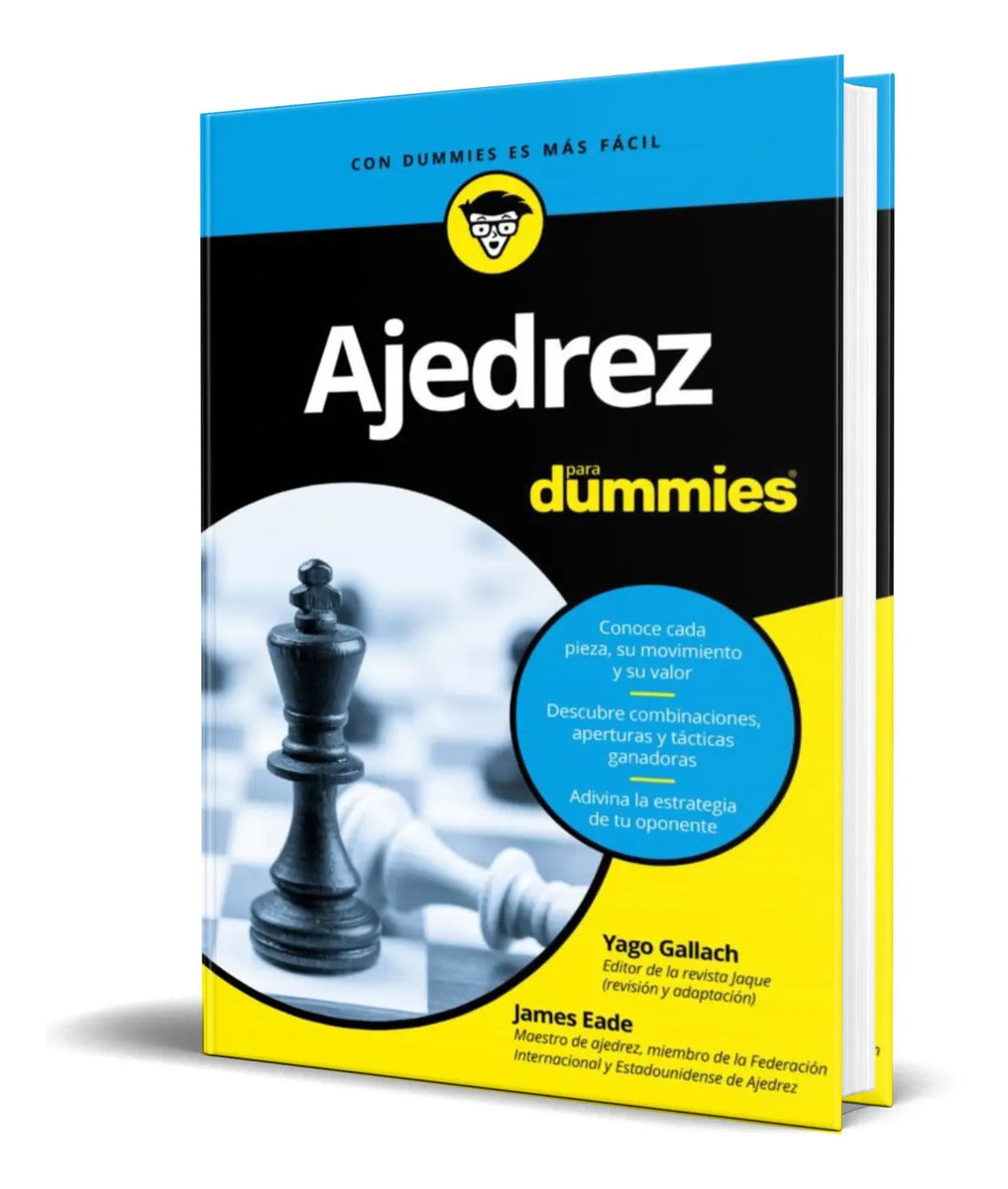 Portada de Libro Ajedrez Para Dummies [ James Eade ] Original