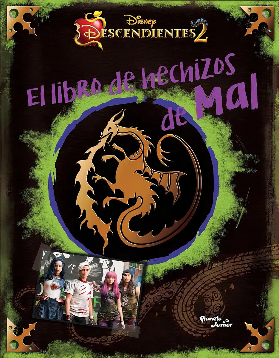 Portada de Descendientes. El Libro De Hechizos De Mal: Español, De Disney. Serie Planeta, Vol. 2.0. Editorial Planeta, Tapa…