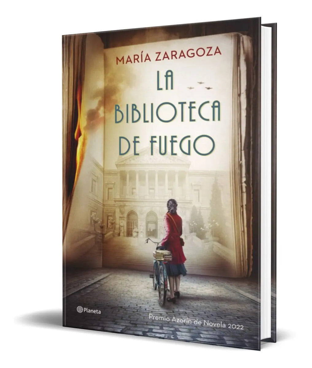 Portada de Libro La Biblioteca De Fuego [ Maria Zaragoza ] Original