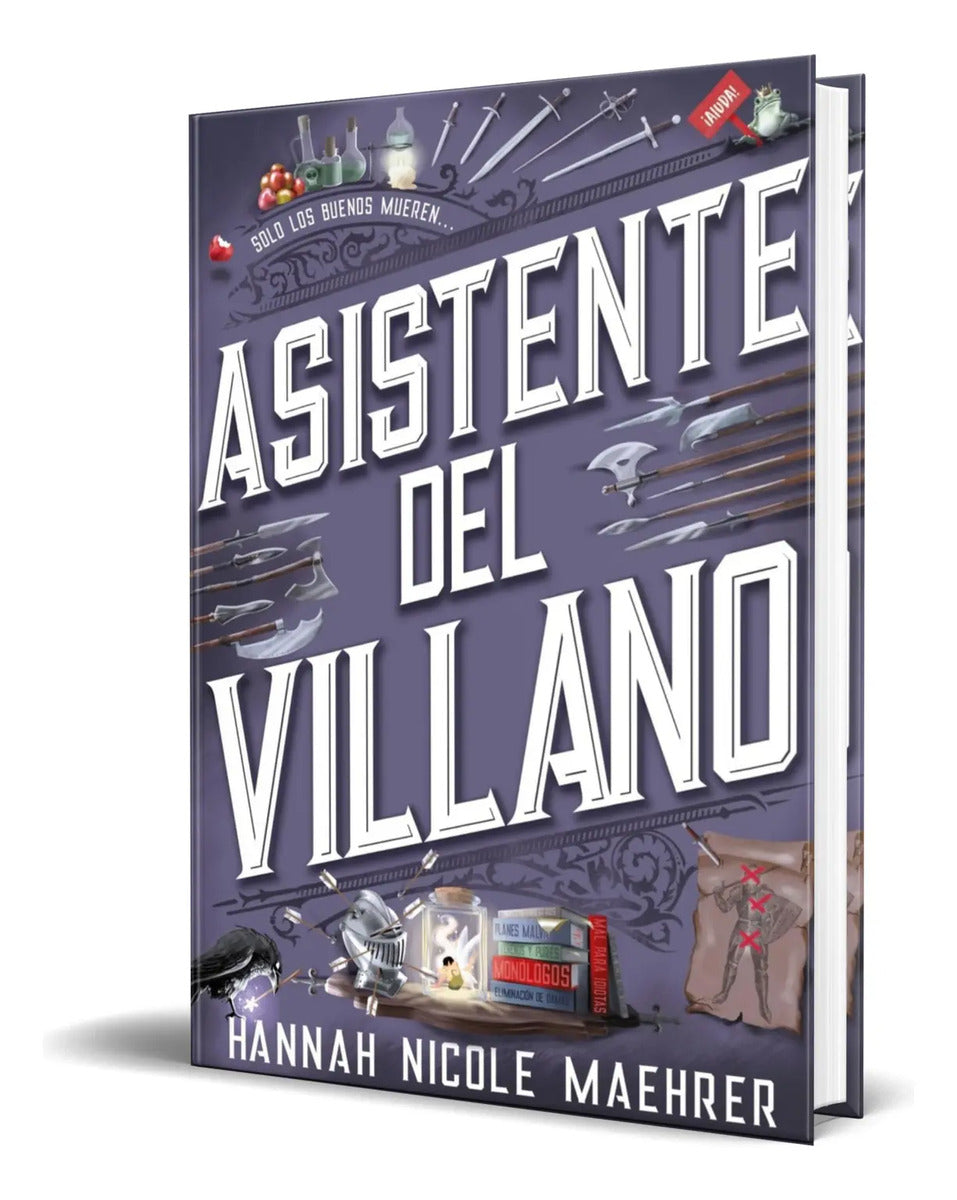 Portada de Libro Asistente Del Villano Hannah Nicole Maehrer Original