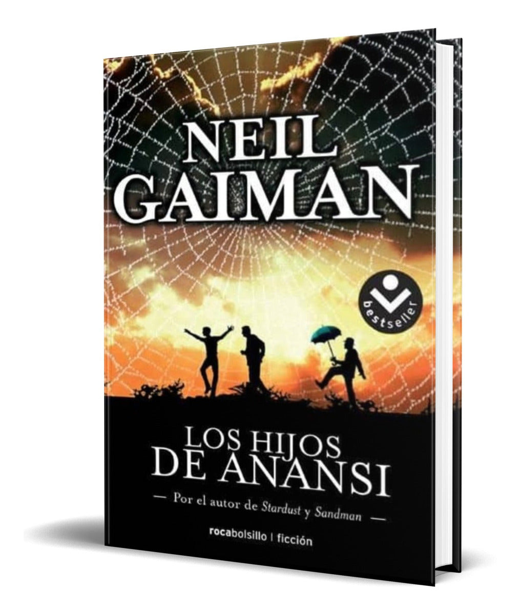 Portada de Libro Los Hijos De Anansi [ Neil Gaiman ] Original