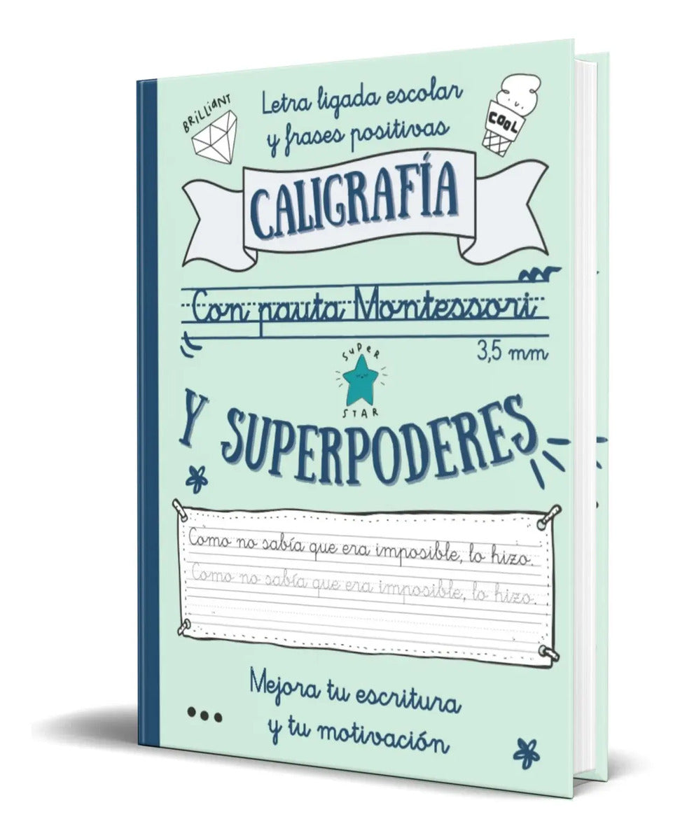Portada de Libro Caligrafía Con Pauta Montessori [ Original ]