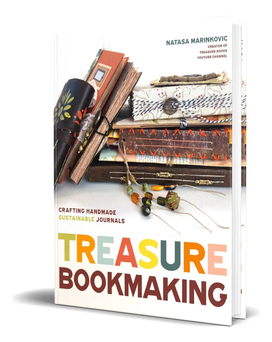 Portada de Libro Treasure Book Making [ Natasa Marinkovic ] Original: Crafting Handmade Sustainable Journals, De Natasa Mari…