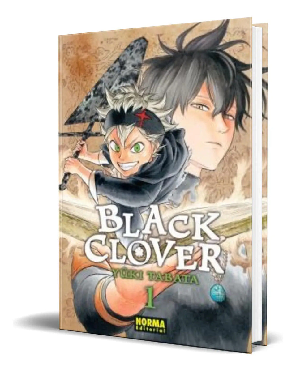 Portada de Libro Black Clover Vol.1 [ Yuuki Tabata ] Original