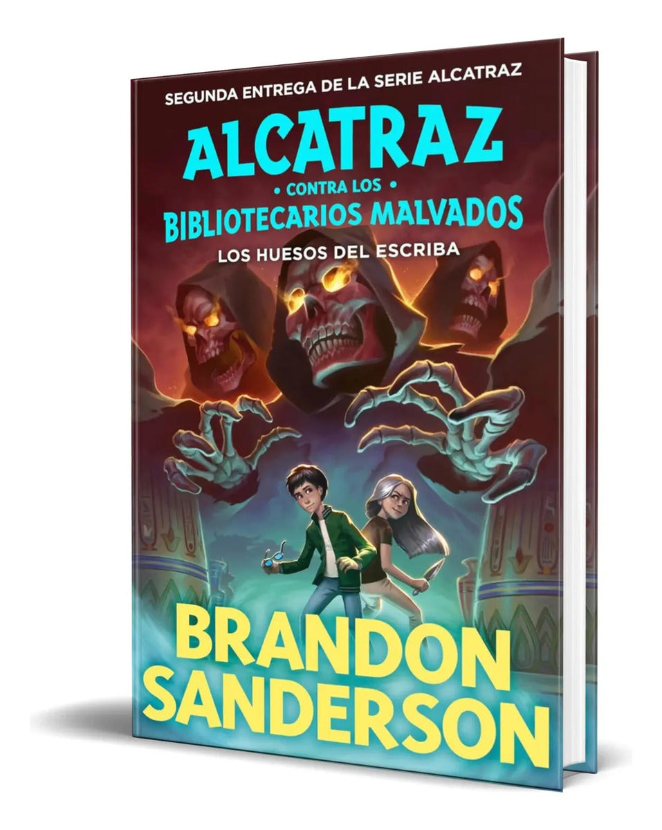 Portada de Libro Los Huesos Del Escriba [ Brandon Sanderson ] Original