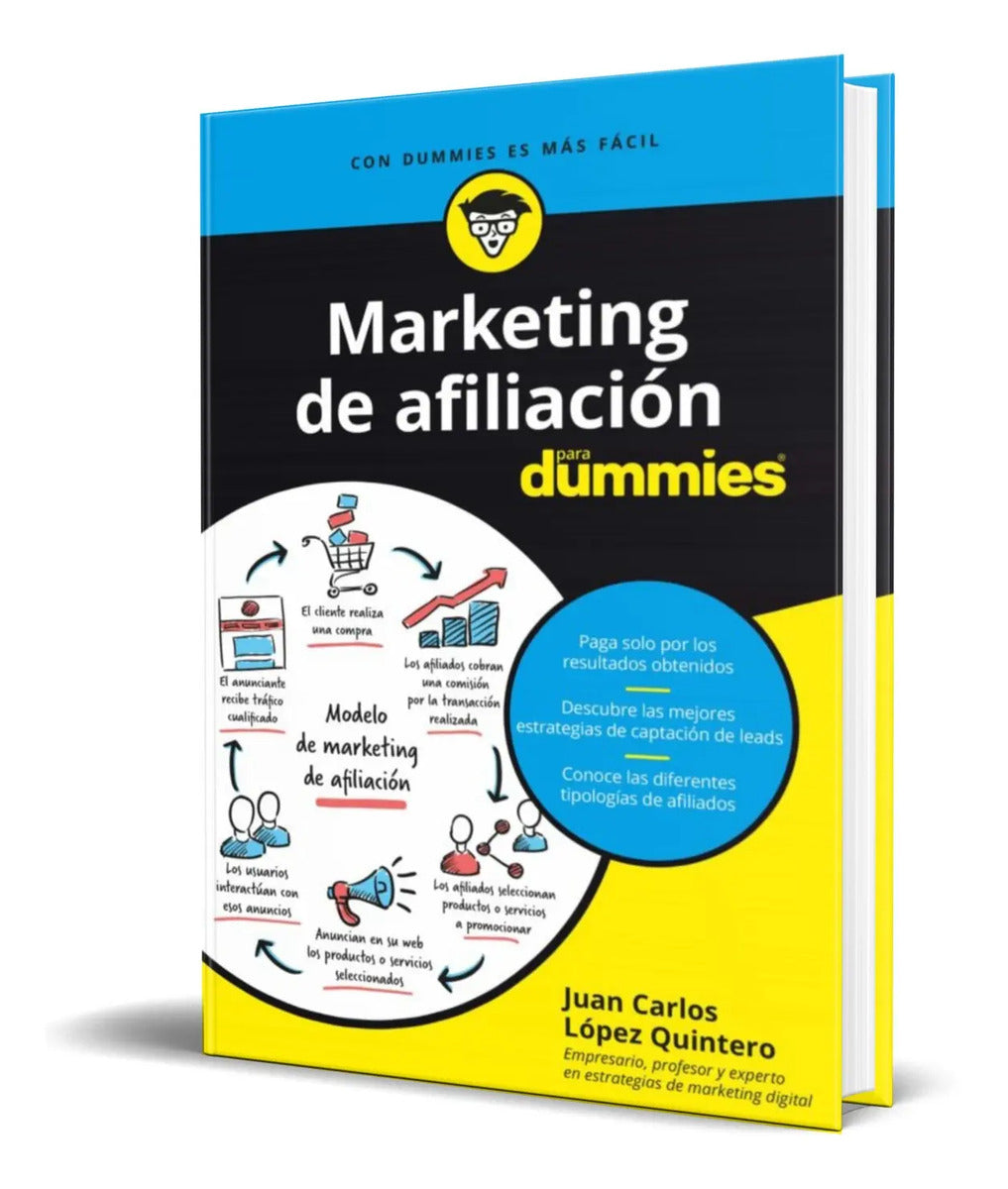 Portada de Libro Marketing De Afiliación Para Dummies [ Original ]