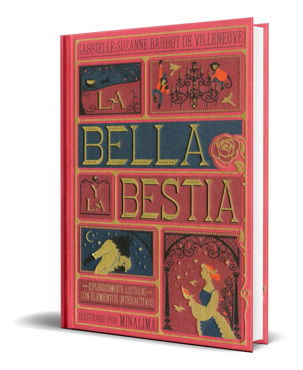 Portada de Libro La Bella Y La Bestia [ Edición Minalima ] Pasta Dura