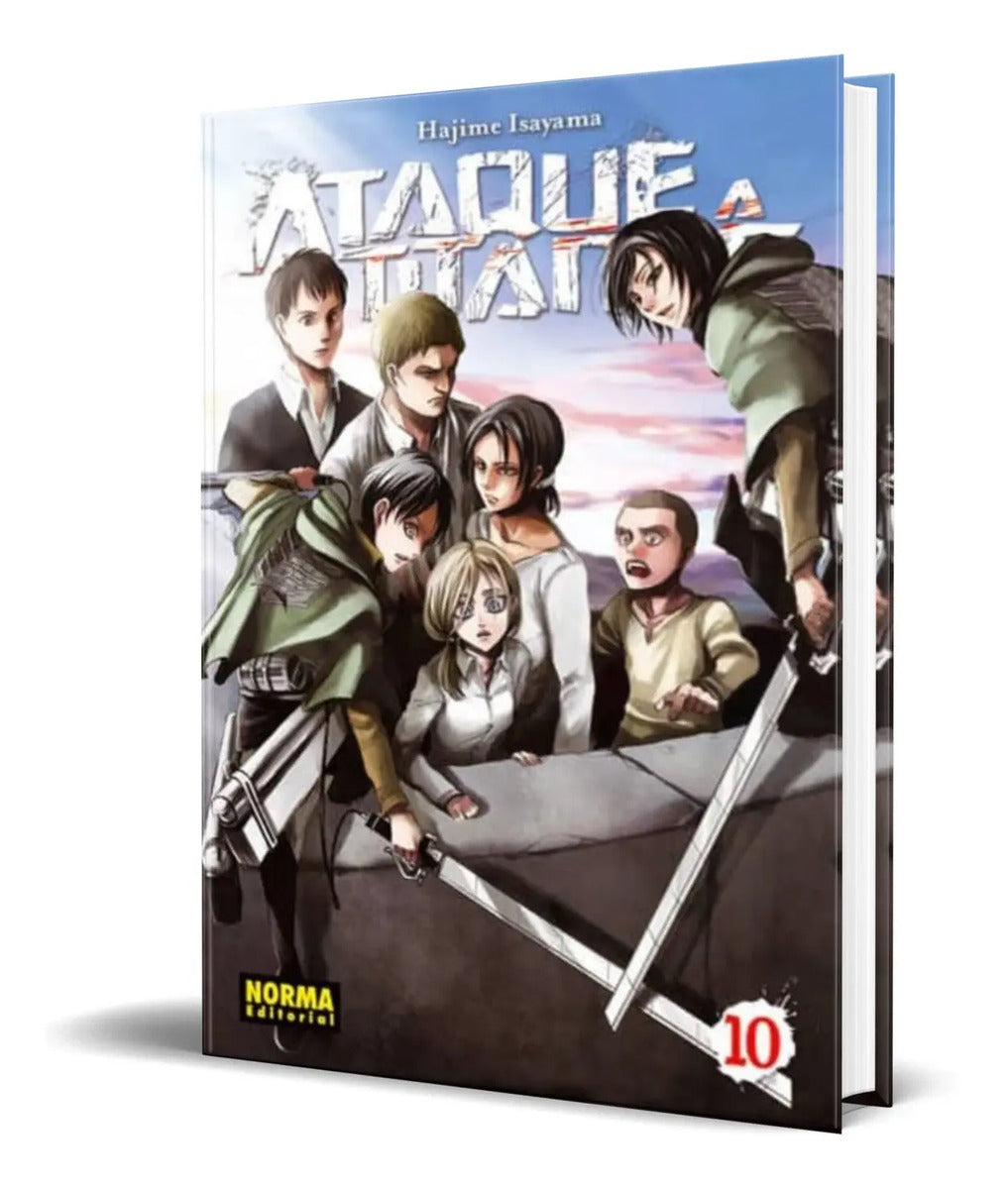 Portada de Libro Ataque De Los Titanes Vol.10 [hajime Isayama] Original
