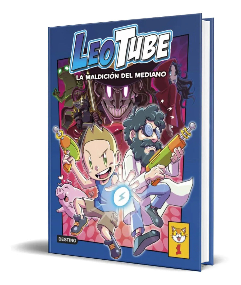 Portada de Libro Leotube 1 [ Y La Maldicion Del Mediano ] Original