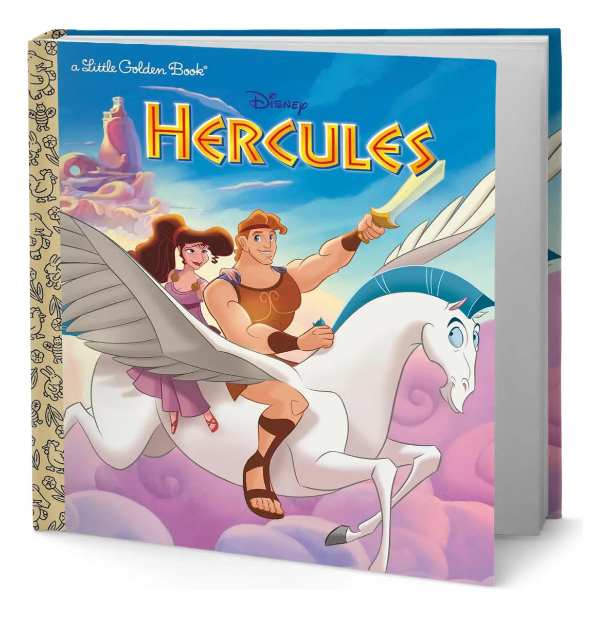 Portada de Libro Hercules Little Golden Book [ Pasta Dura ] Original