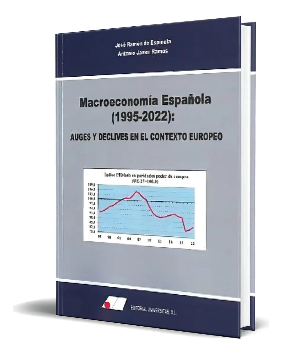 Portada de Libro Macroeconomía Española (1995-2022) [ Original ]: Auges Y Declives En El Contexto Europeo, De José Ramón De…