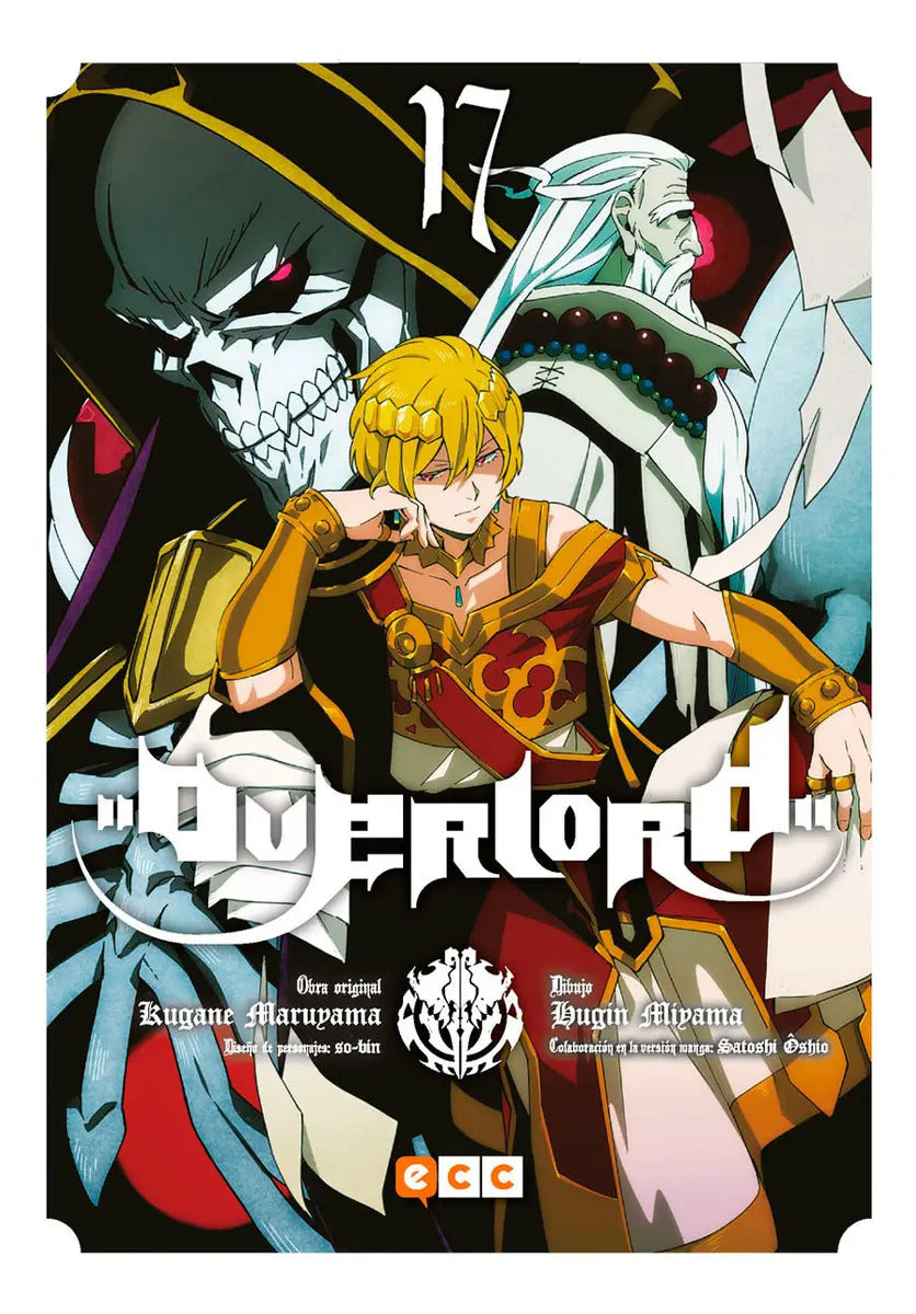 Portada de Overlord: Similar Al Titulo, De Guion: Kugane Maruyama, Satoshi Shio Dibujo: So Bin, Hugin Miyama. Editorial Ecc…