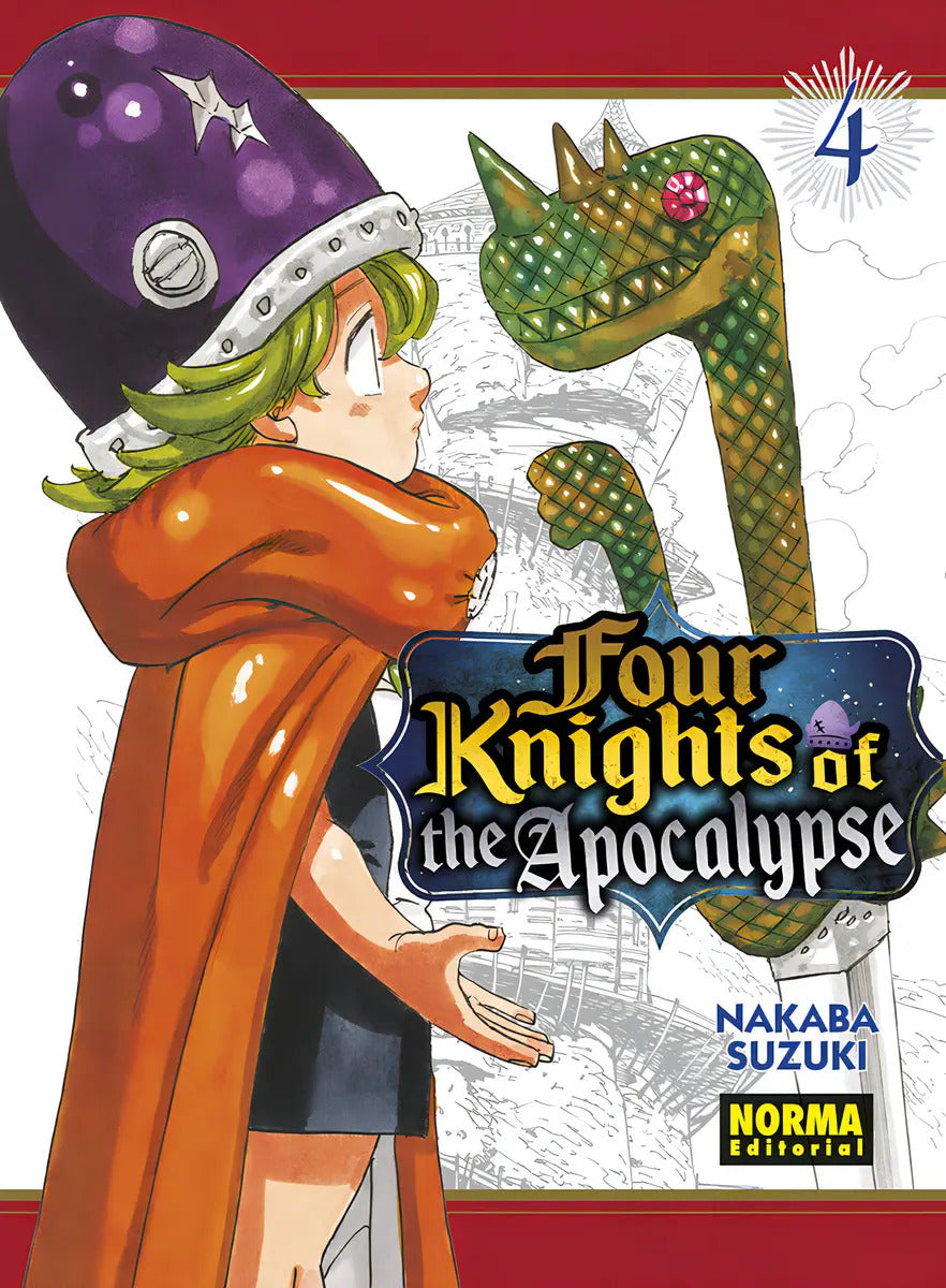 Portada de Four Knights Of The Apocalypse 04, De Nakaba Suzuki. Editorial Norma Editorial, S.a., Tapa Blanda En Español, 2023