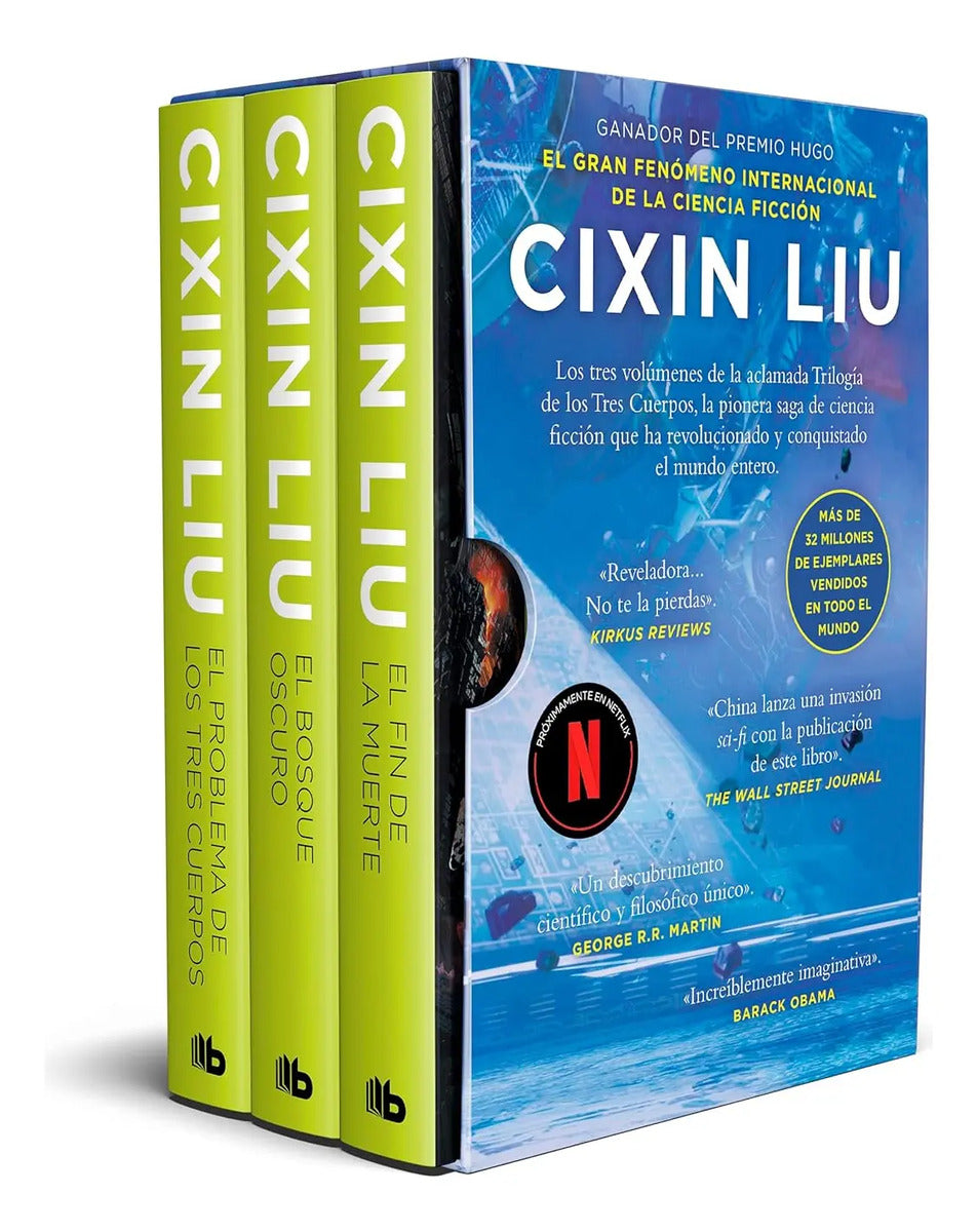 Portada de Libro Trilogía De Los Tres Cuerpos [ Cixin Liu ] Original