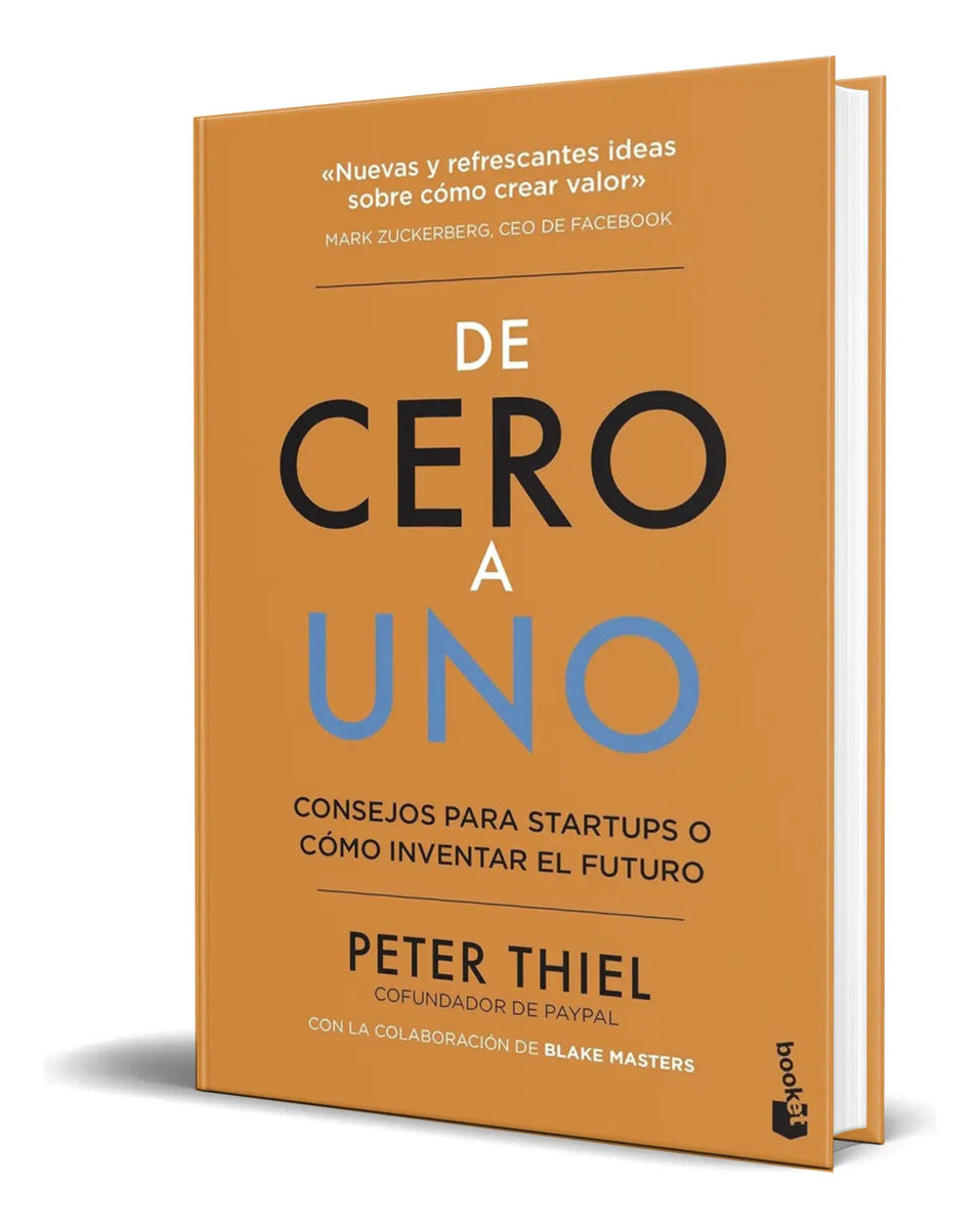 Portada de Libro De Cero A Uno [ Cómo Inventar El Futuro ] Original