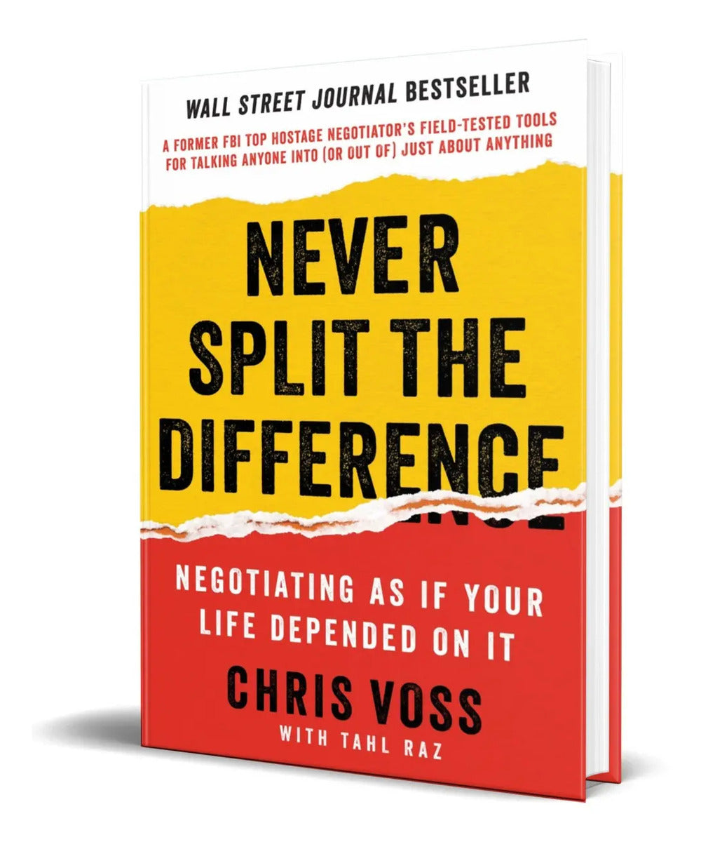 Portada de Libro Never Split The Difference [ Pasta Dura ] Chris Voss