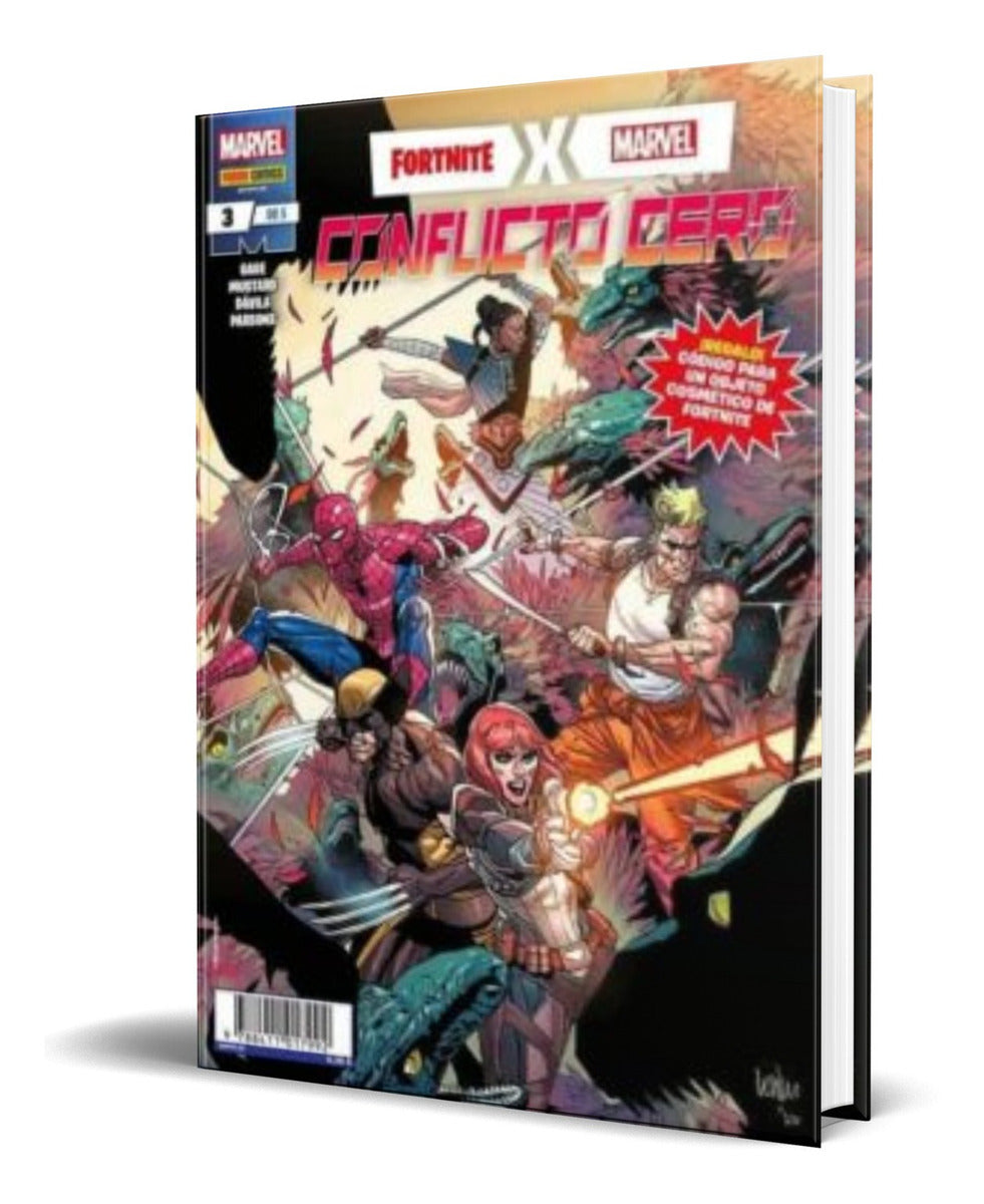 Portada de Libro Marvel, Fortnite Conflicto Cero Vol.3 [ Original ]
