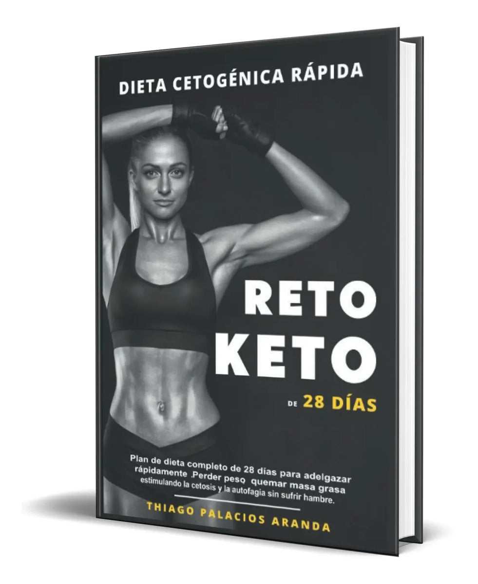 Portada de Libro Reto Keto De 28 Días [ Dieta Cetogénica ] Original