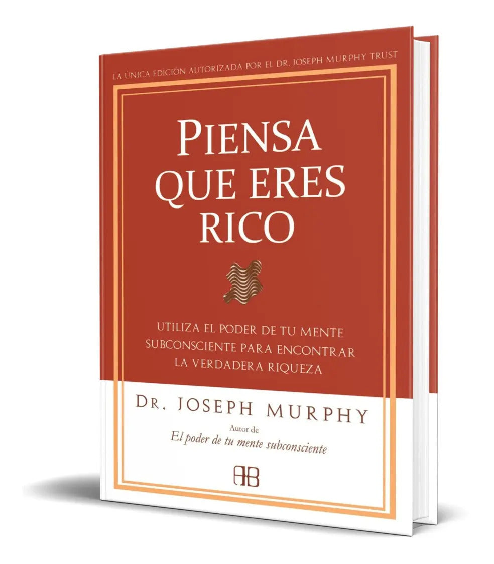 Portada de Libro Piensa Que Eres Rico - Dr.joseph Murphy [ Original ]