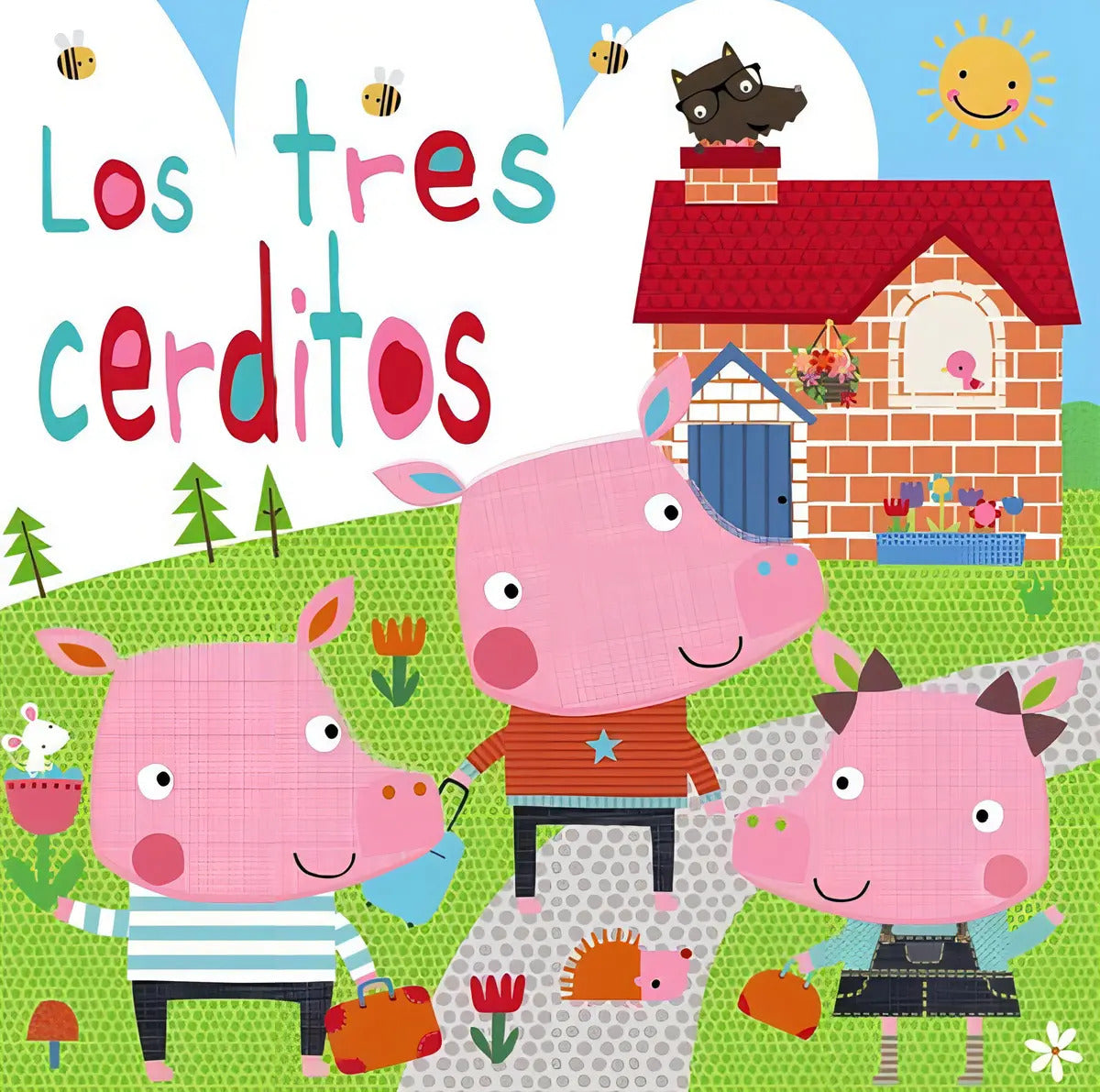 Portada de Los Tres Cerditos, De Machell, Dawn. Editorial Editorial Bruño, Tapa Dura En Español