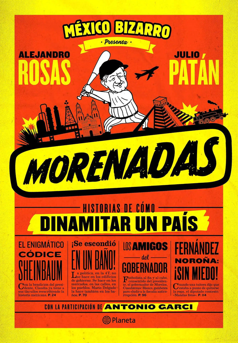 Portada de Morenadas, De Rosas, Alejandro. Humor Editorial Planeta México, Tapa Blanda En Español, 2022