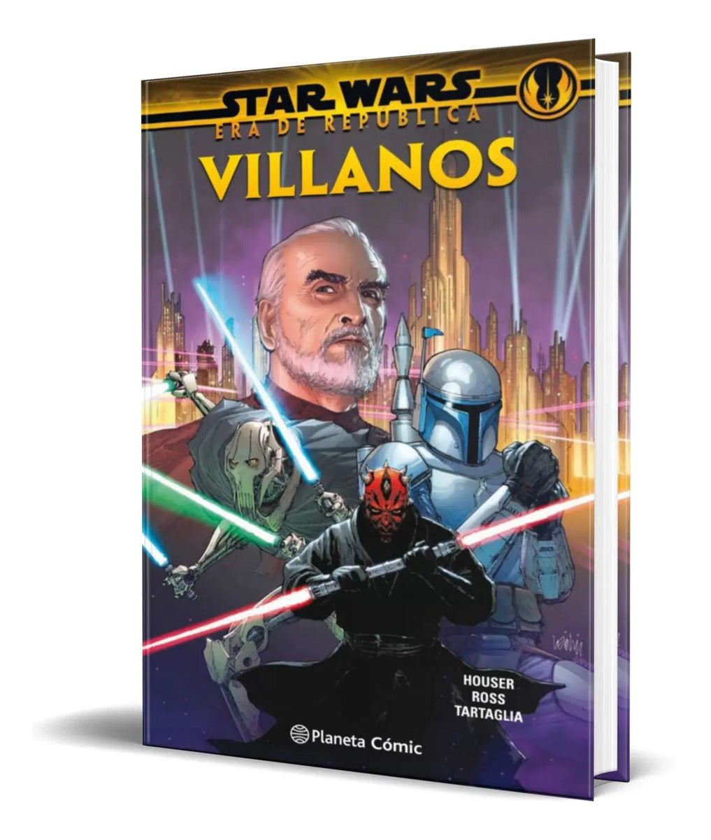 Portada de Libro Star Wars Era De La Republica [ Villanos ] Original