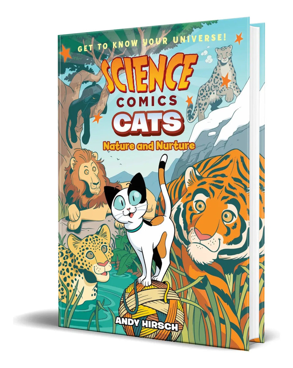 Portada de Libro Science Comics Cats [ Nature And Nurture ] Original