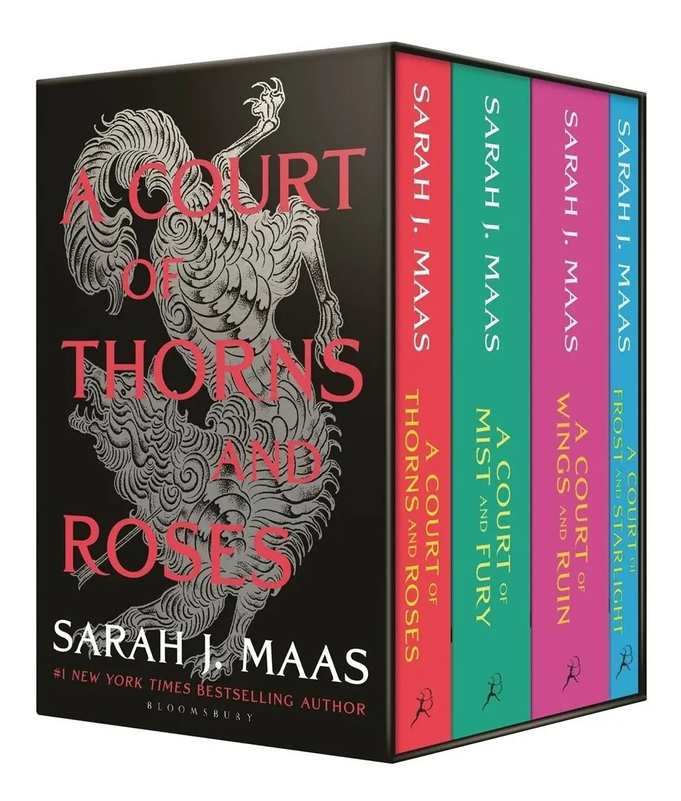 Portada de A Court Of Thorns And Roses Box Set Pasta Suave