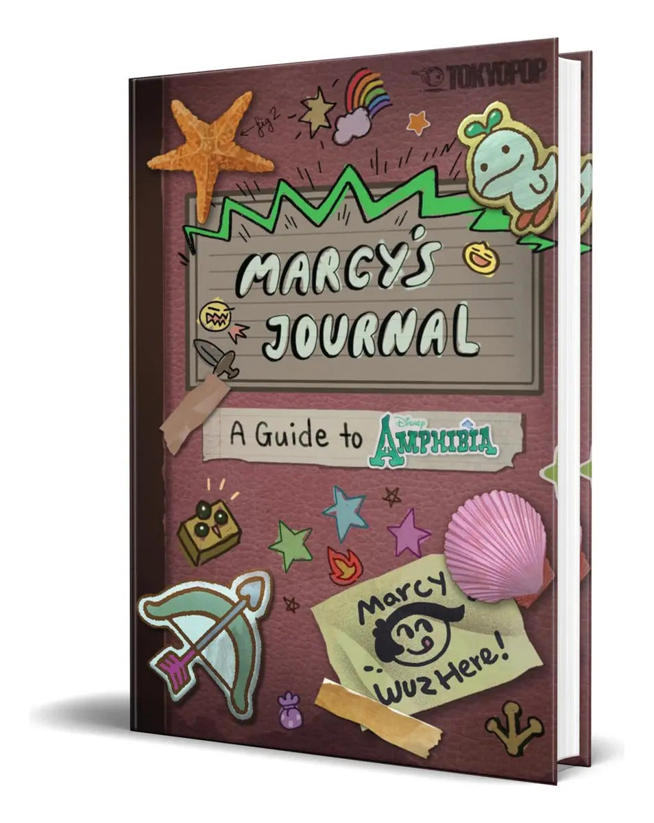 Portada de Libro Marcy\'s Journal [ A Guide To Amphibia ] Original, De Adam Colás. Editorial Disney Manga, Tapa Blanda En In…